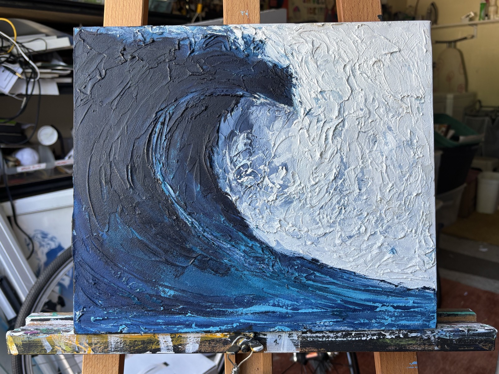 Big Blue — in studio